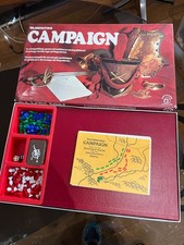 Vintage Waddingtons Campaign Board Game 1976 Strategy Napoleonic War Game