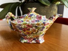 James Kent Fenton Du Barry Chintz Deco teapot Floral Knob