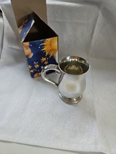 English Pewter Miniature Tankard Ideal Christening Gift New Boxed
