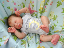 Reborn newborn baby boy Realborn Bryson 19"5lb 8oz JosyNN Josy Newborn Nursery