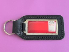 Keyring Key Ring - Vintage Toyota Key Fob Dealer Dealership Currie Motors