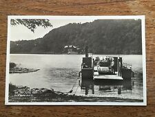 The Ferry Boat on WINDERMERE Postcard CUMBRIA B/W Real photo Steamboat