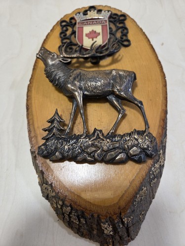 Rustic oval wood metal - rustic,