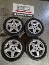 VW CORRADO VR6 15" SPEEDLINE ALLOY WHEELs  535601025D VR6 GOLF 16v Abf Rare