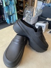 crocs size 6 uk Black New Sling Back Dumpies Platform.