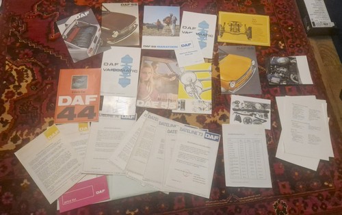 Daf press publicity material - press,