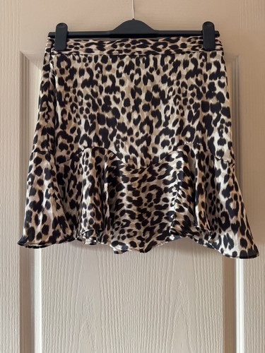 Zara animal print skirt size - zara,