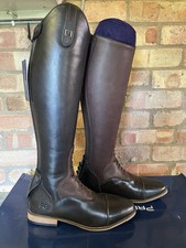 Premier Equine Bilancio Ladies Field Tall Riding Boots 8 R/R Brown RRP £155