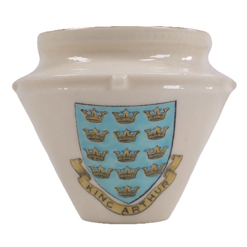 Goss crested china king - china, arthur