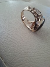 Mens 9ct Gold Tigers Eye Ring