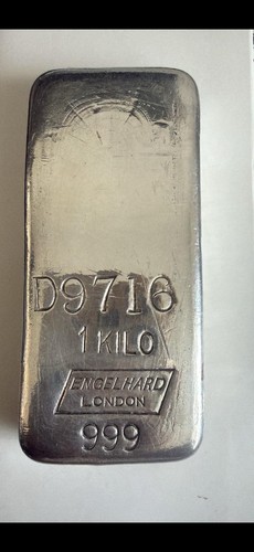 1kg silver bar - 1kg,
