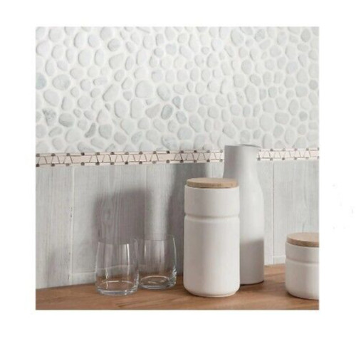 Border wall tile floor - tile, bizance