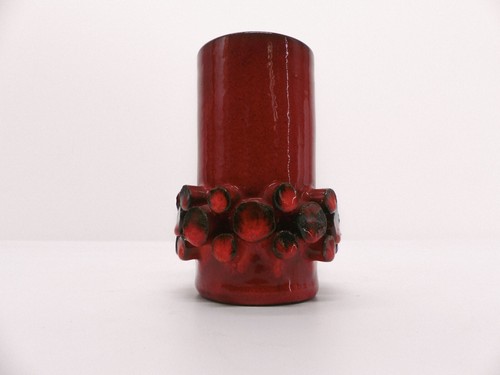 Red ceralux vase - ceralux, hans