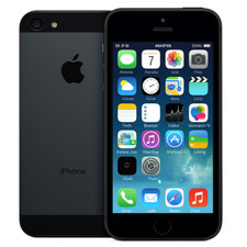 Apple iPhone 5 Black Unlocked 16GB 1GB RAM Touchscreen IOS Smartphone