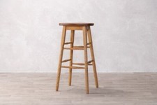 Vintage style oak lab stools - vintage,