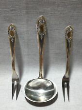 Vtg SBS Bestecke Solingen 18/10 Edelstahl-Rostfrei Serving Fork X2 Small Ladle 