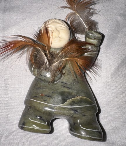 Ron komok soapstone signed - ron,