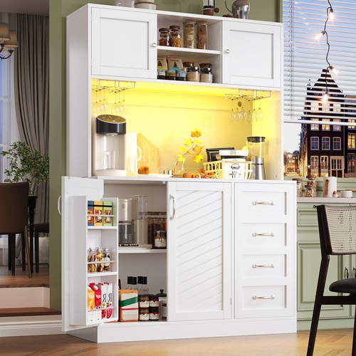 Tall kitchen pantry cupboard - kitchen,