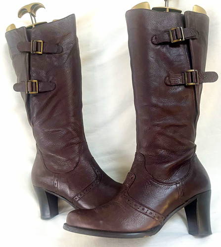 Gabor brown leather knee - gabor,