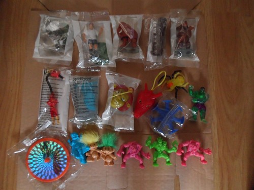 Job lot cereal toys - job,