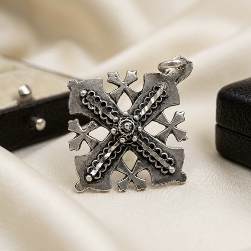 Vintage jerusalem cross - vintage,