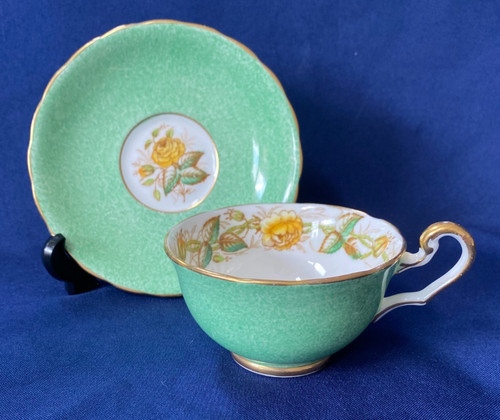 Cups saucers pretty floral - saucers,