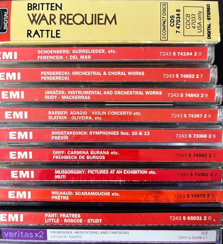 Bulk lot emi classics cds - lot,