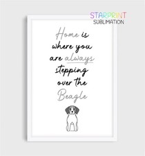 Beagle Picture, Unframed A4