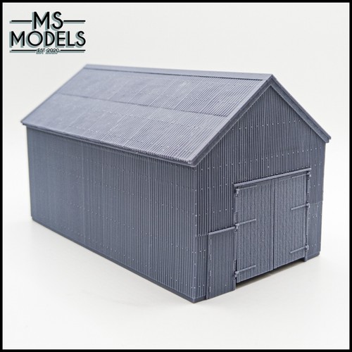 Narrow gauge metal engine shed - narrow,