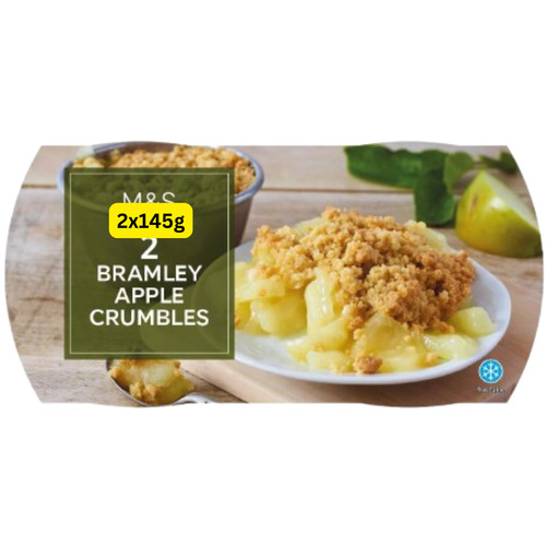 Bramley apple crumbles - m&s,