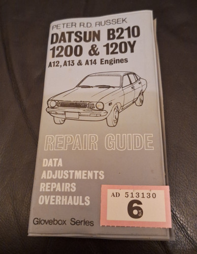 Datsun b210 1200 - datsun, repair
