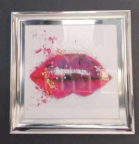 Murciano framed signed lips - murciano,