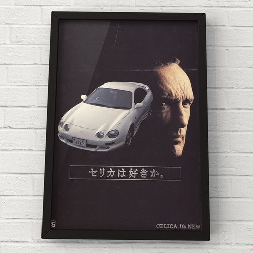 Vintage toyota 90s - vintage, ad
