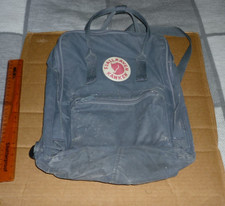 FJALLRAVEN KANKEN Grey Laptop Mini Canvas Outdoor Travel Hiking Bag Backpack