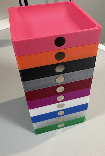 Stackable board game token - stackable,