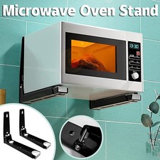 Heavy Duty Adjustable Stretch Oven Shelf Microwave Bracket Wall Mounted Rack