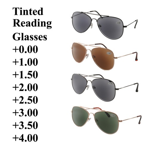 Sun readers tinted - readers, reading