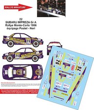 DECALS 1/43 REF 0022 SUBARU