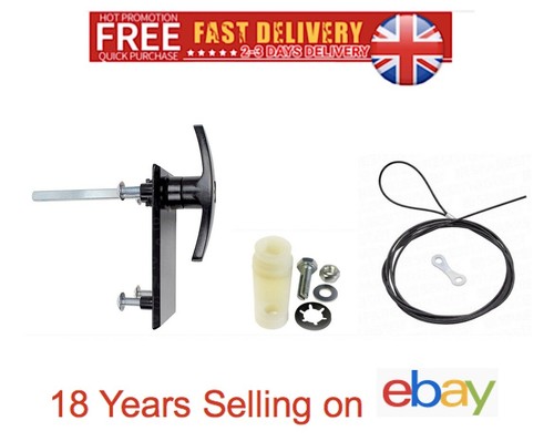 Garage door lock handle - door,