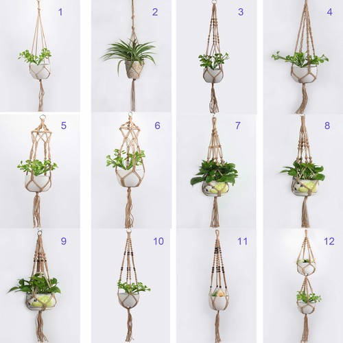 Jute rope flowerpot - rope,