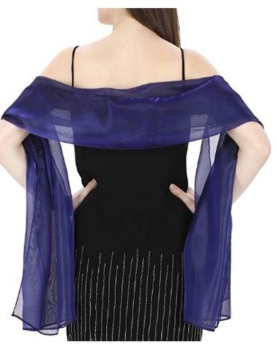 Silky iridescent scarf - silky, wrap