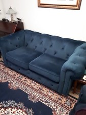 sofa bed DFS Belair dark blue