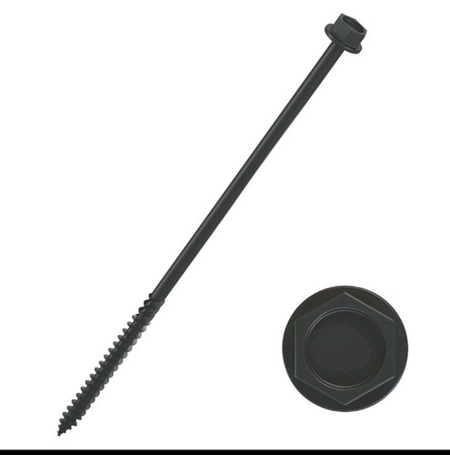 50x hex head timber screws - head,