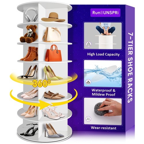 Tier rotating shoe - 7, rack