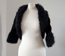 Women's Black Faux Fur Trim