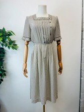 Vintage 80s Cream Brown