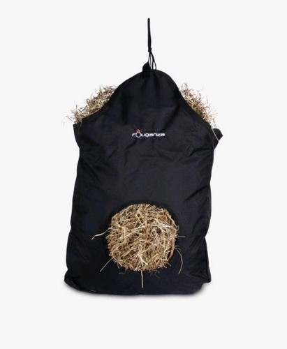 Hay bag horse - , black