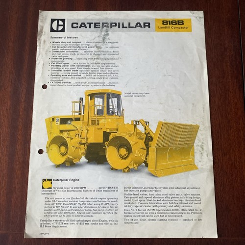 1981 caterpillar 816b - 1981, "816b"