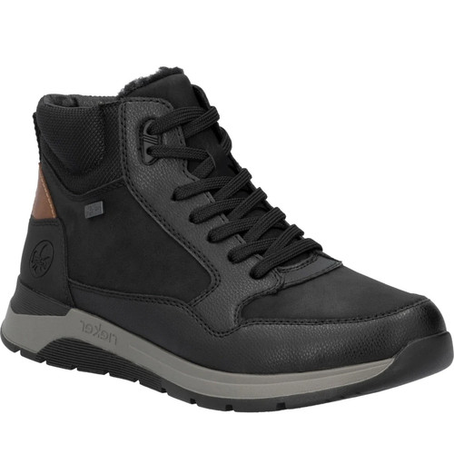 Rieker men black ankle - black,
