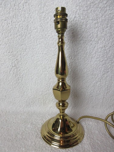 Brass table lamp without - brass,